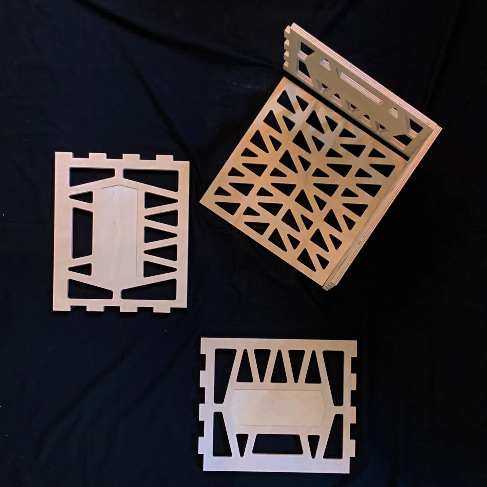 Image - 7 Inch 45RPM Record Plywood Mini Milk Crate Storage Box