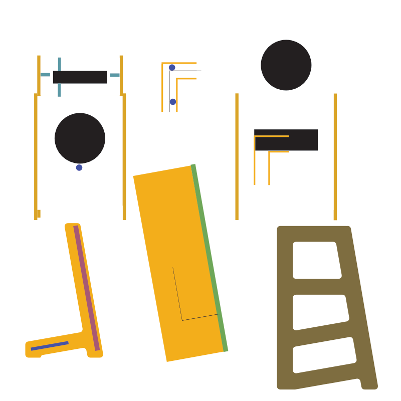 Image of a two plane plant stand.